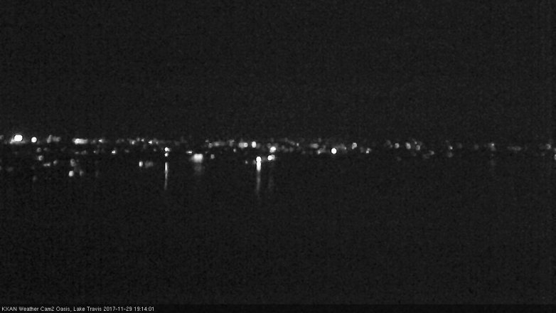 Lake Travis webcam, November 29, 2017 6:40 PM CT