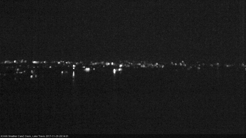 Lake Travis webcam, November 29, 2017 7:20 PM CT