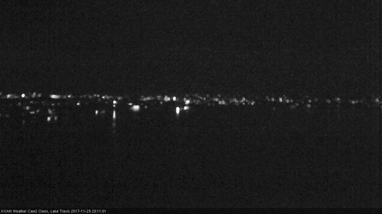 Lake Travis webcam, November 29, 2017 7:35 PM CT