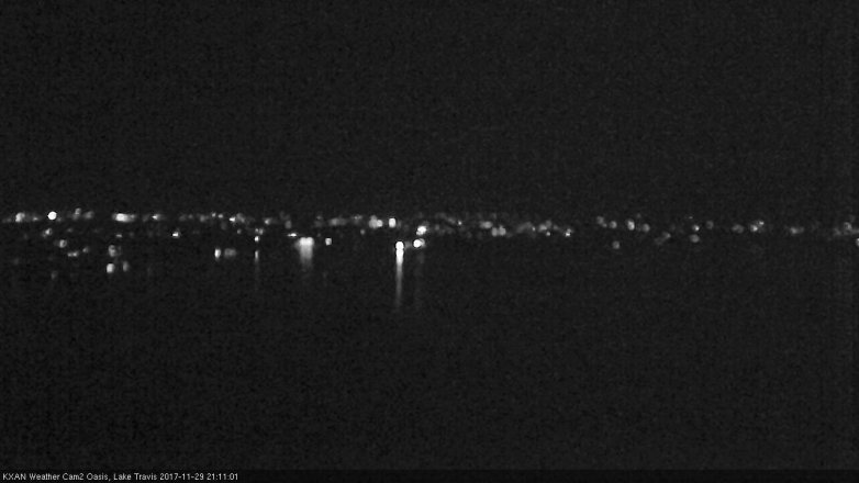 Lake Travis webcam, November 29, 2017 8:15 PM CT