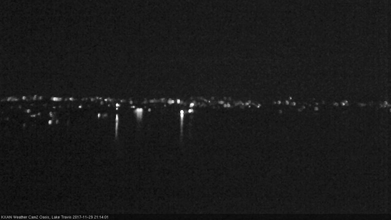 Lake Travis webcam, November 29, 2017 8:35 PM CT