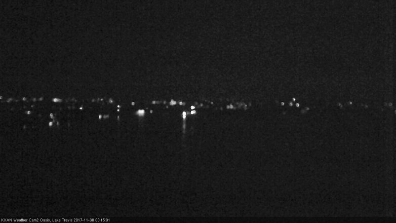 Lake Travis webcam, November 29, 2017 11:45 PM CT