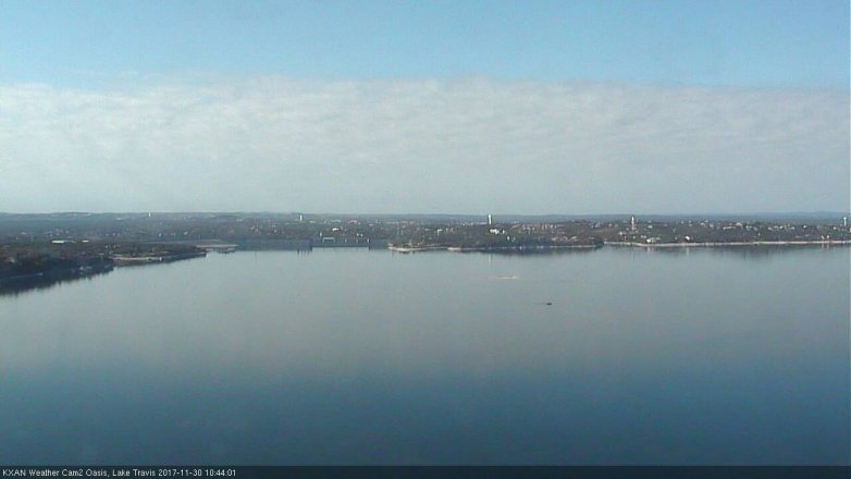 Lake Travis webcam, November 30, 2017 9:55 AM CT