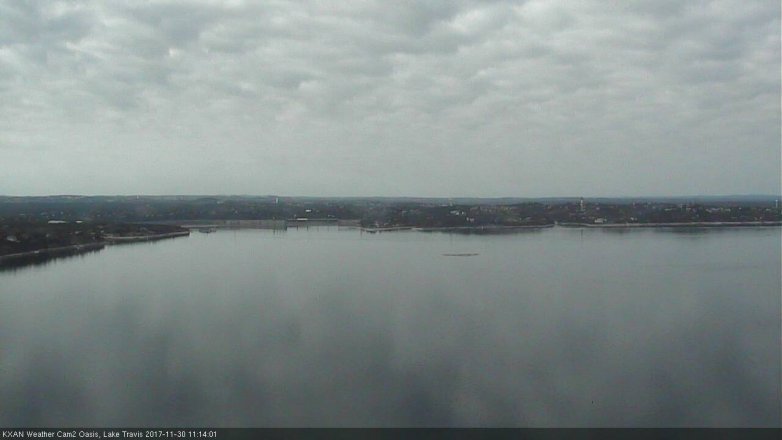 Lake Travis webcam, November 30, 2017 10:40 AM CT