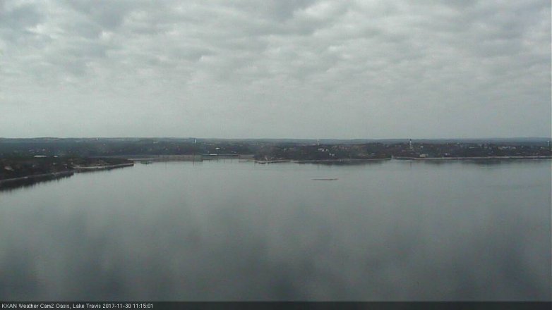 Lake Travis webcam, November 30, 2017 10:45 AM CT