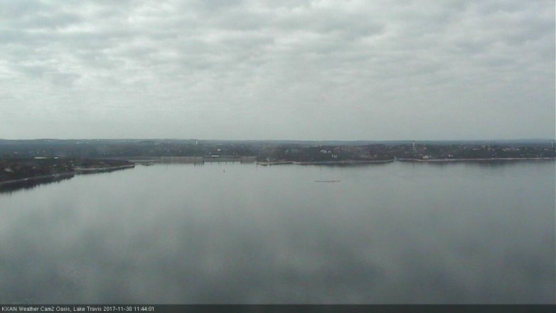 Lake Travis webcam, November 30, 2017 10:55 AM CT