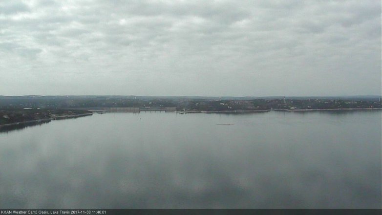 Lake Travis webcam, November 30, 2017 11:05 AM CT