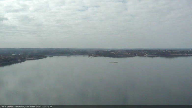 Lake Travis webcam, November 30, 2017 11:25 AM CT