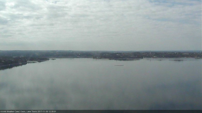 Lake Travis webcam, November 30, 2017 11:35 AM CT