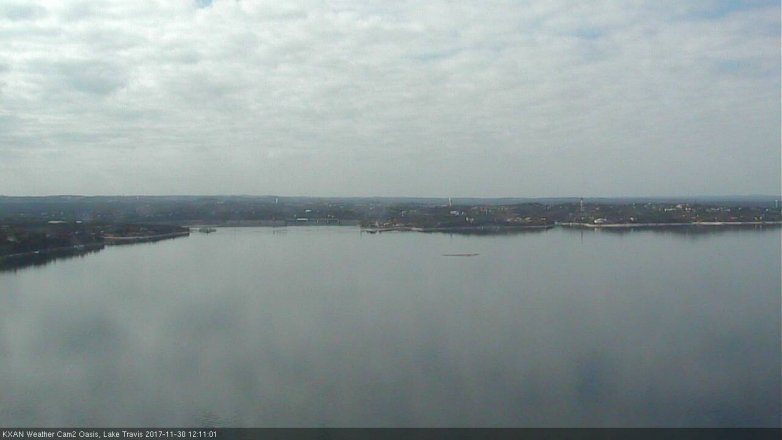 Lake Travis webcam, November 30, 2017 11:40 AM CT