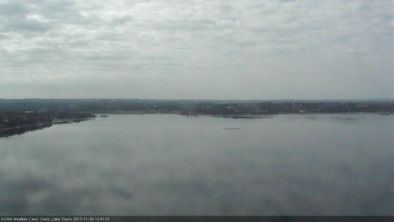Lake Travis webcam, November 30, 2017 11:55 AM CT