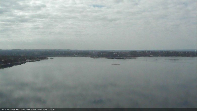 Lake Travis webcam, November 30, 2017 12:00 PM CT