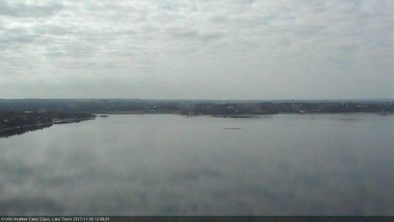Lake Travis webcam, November 30, 2017 12:10 PM CT