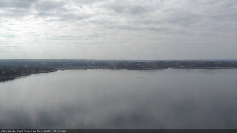 Lake Travis webcam, November 30, 2017 12:20 PM CT