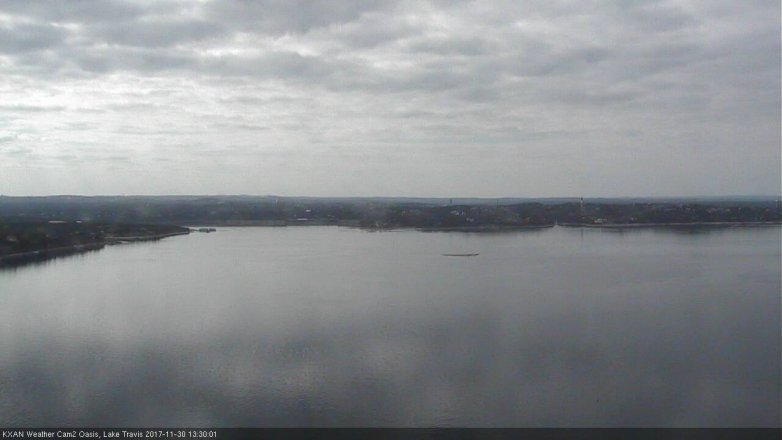 Lake Travis webcam, November 30, 2017 12:35 PM CT