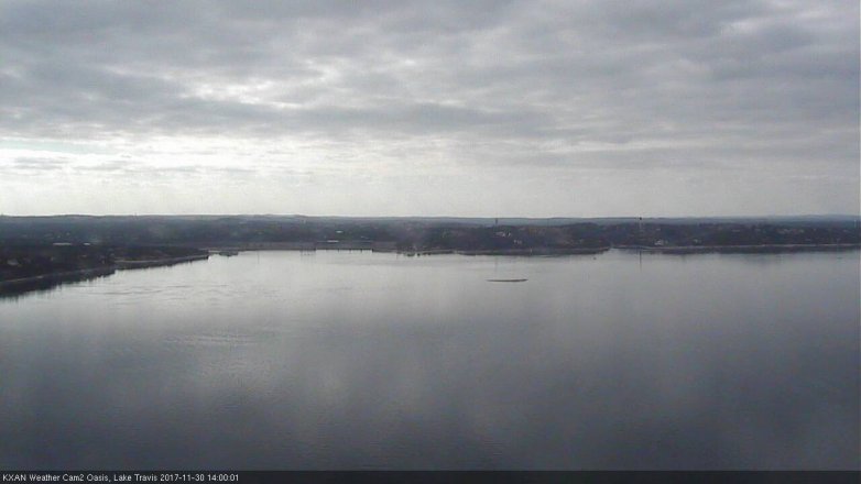 Lake Travis webcam, November 30, 2017 1:10 PM CT