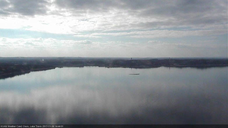 Lake Travis webcam, November 30, 2017 2:00 PM CT