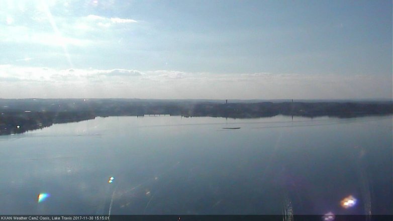 Lake Travis webcam, November 30, 2017 2:25 PM CT