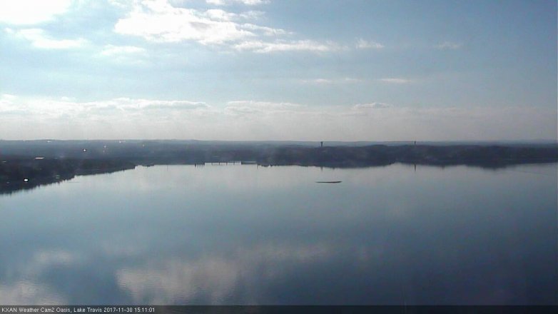 Lake Travis webcam, November 30, 2017 2:40 PM CT