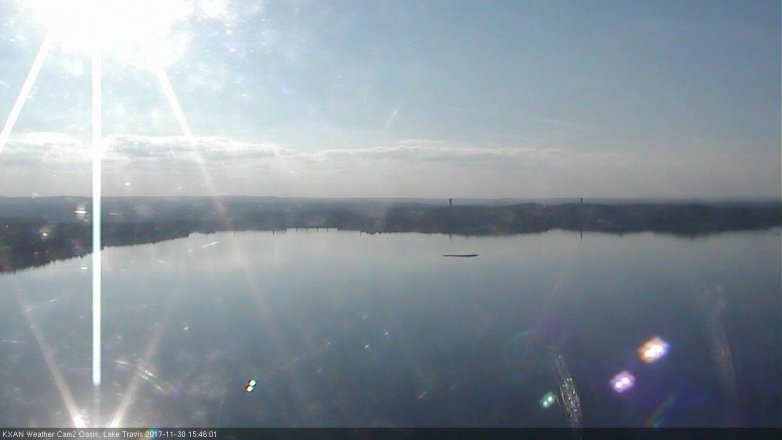 Lake Travis webcam, November 30, 2017 3:05 PM CT