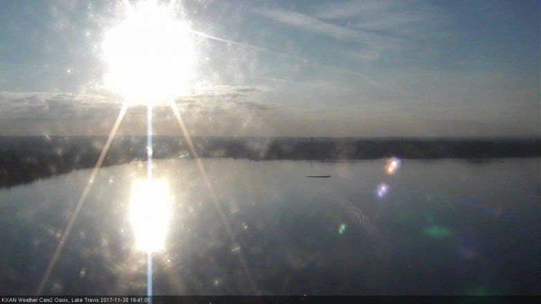 Lake Travis webcam, November 30, 2017 3:45 PM CT