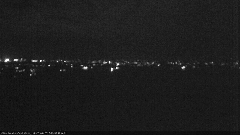 Lake Travis webcam, November 30, 2017 5:55 PM CT