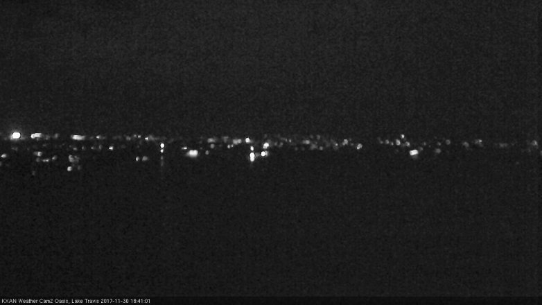 Lake Travis webcam, November 30, 2017 6:05 PM CT