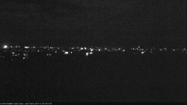 Lake Travis webcam, November 30, 2017 6:15 PM CT
