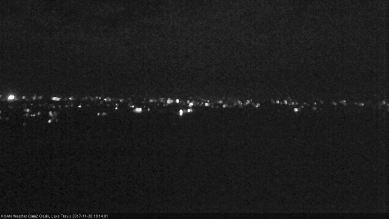 Lake Travis webcam, November 30, 2017 6:40 PM CT