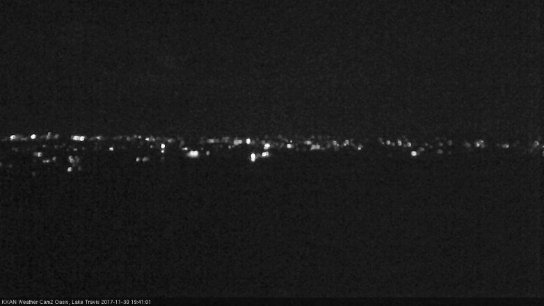 Lake Travis webcam, November 30, 2017 7:05 PM CT