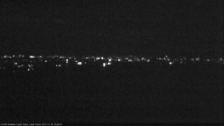 Lake Travis webcam, November 30, 2017 7:10 PM CT