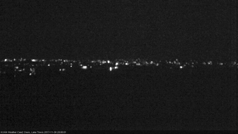 Lake Travis webcam, November 30, 2017 7:25 PM CT