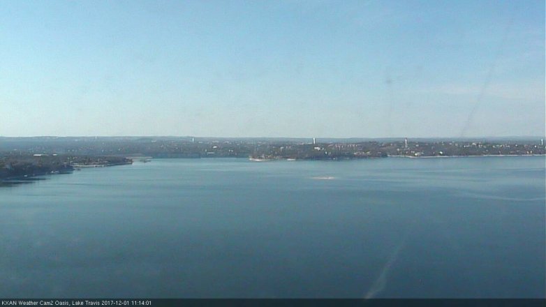 Lake Travis webcam, December 1, 2017 10:25 AM CT