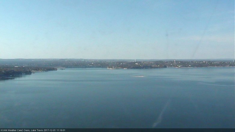 Lake Travis webcam, December 1, 2017 10:35 AM CT