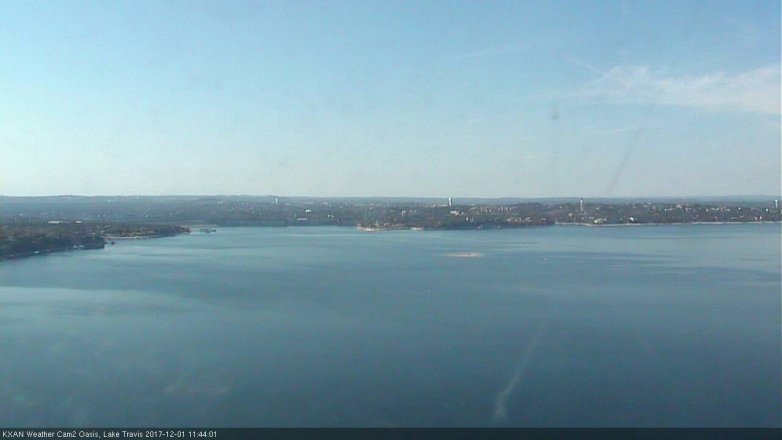 Lake Travis webcam, December 1, 2017 11:10 AM CT
