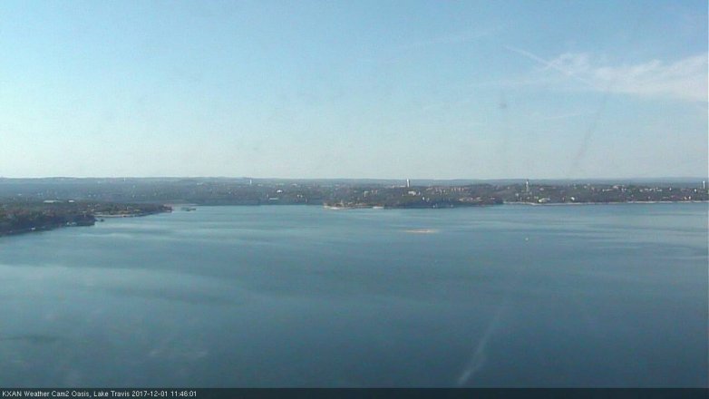 Lake Travis webcam, December 1, 2017 11:15 AM CT