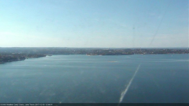 Lake Travis webcam, December 1, 2017 11:55 AM CT