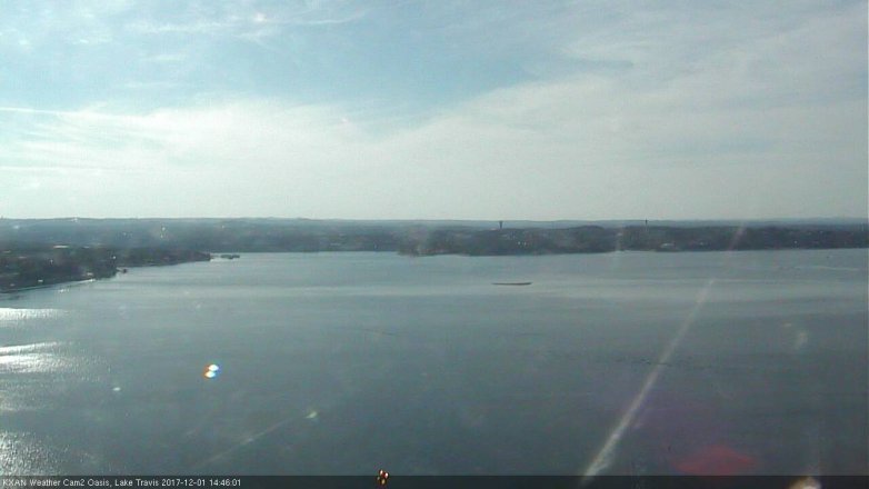 Lake Travis webcam, December 1, 2017 2:05 PM CT