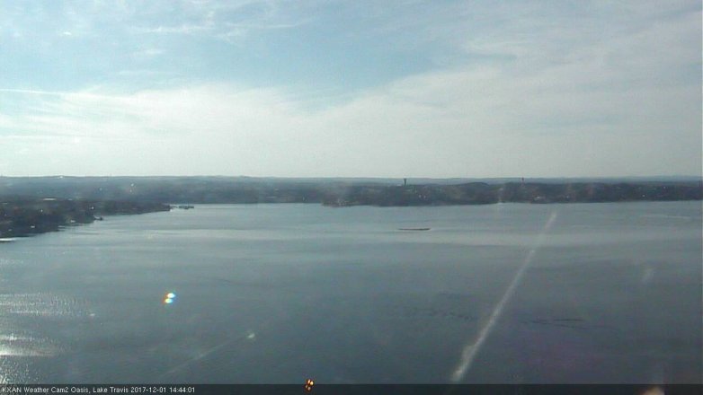 Lake Travis webcam, December 1, 2017 2:15 PM CT