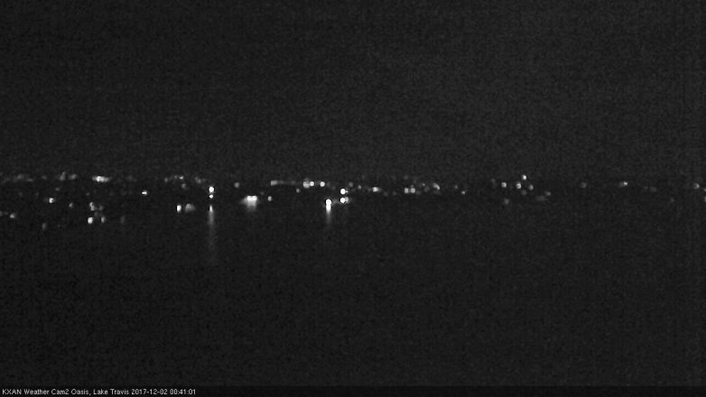 Lake Travis webcam, December 1, 2017 12:00 AM CT