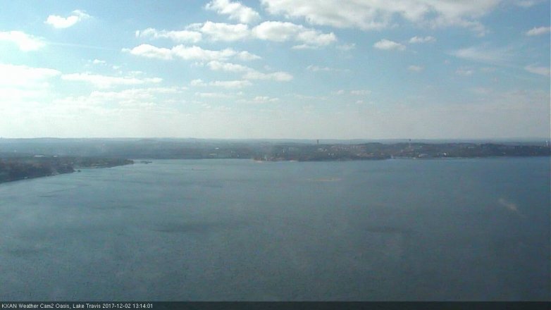 Lake Travis webcam, December 2, 2017 12:20 PM CT