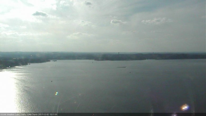 Lake Travis webcam, December 2, 2017 2:40 PM CT