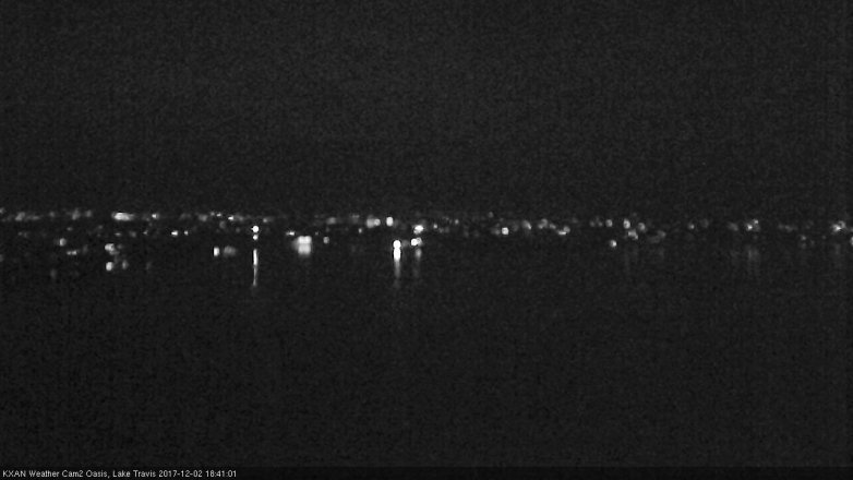Lake Travis webcam, December 2, 2017 5:50 PM CT