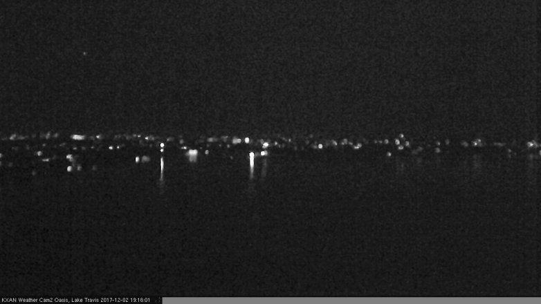 Lake Travis webcam, December 2, 2017 6:30 PM CT