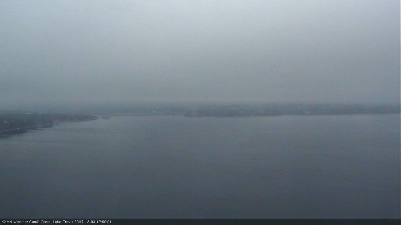 Lake Travis webcam, December 3, 2017 11:05 AM CT