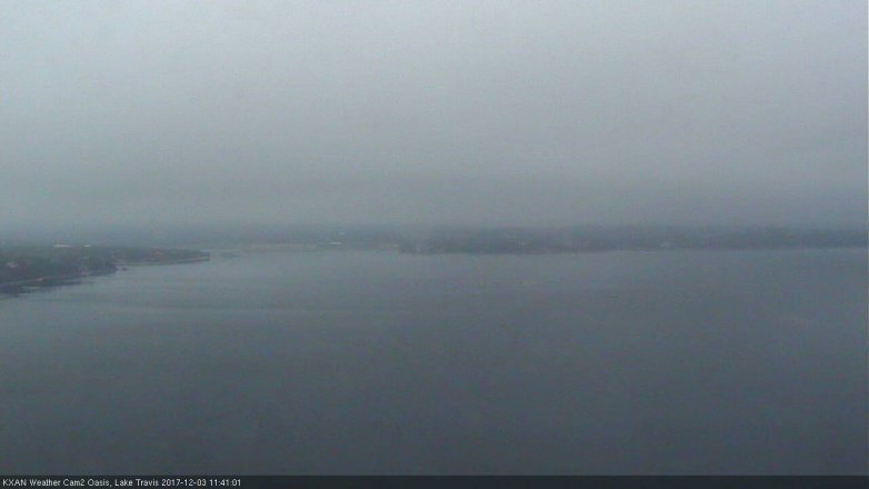 Lake Travis webcam, December 3, 2017 11:10 AM CT