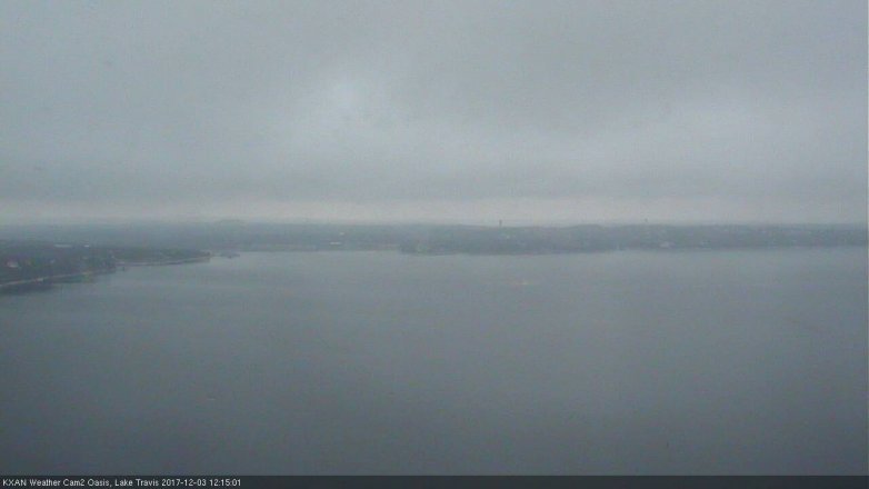 Lake Travis webcam, December 3, 2017 11:20 AM CT