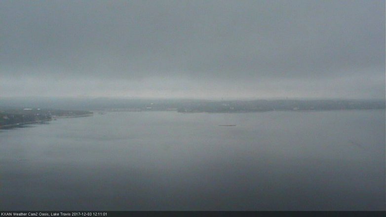 Lake Travis webcam, December 3, 2017 11:25 AM CT