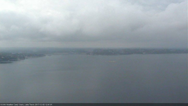 Lake Travis webcam, December 3, 2017 11:45 AM CT