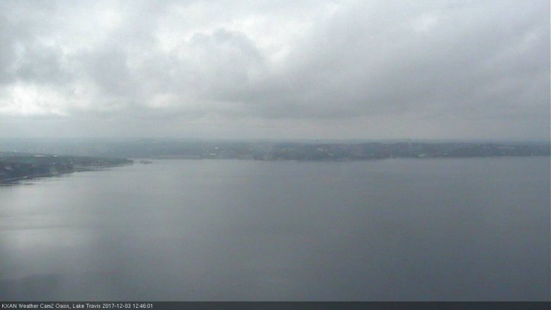 Lake Travis webcam, December 3, 2017 12:10 PM CT